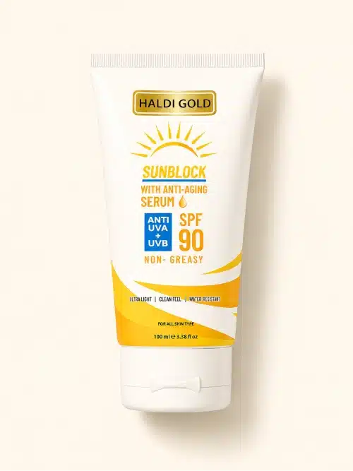 Haldi Gold Sun block new category Image