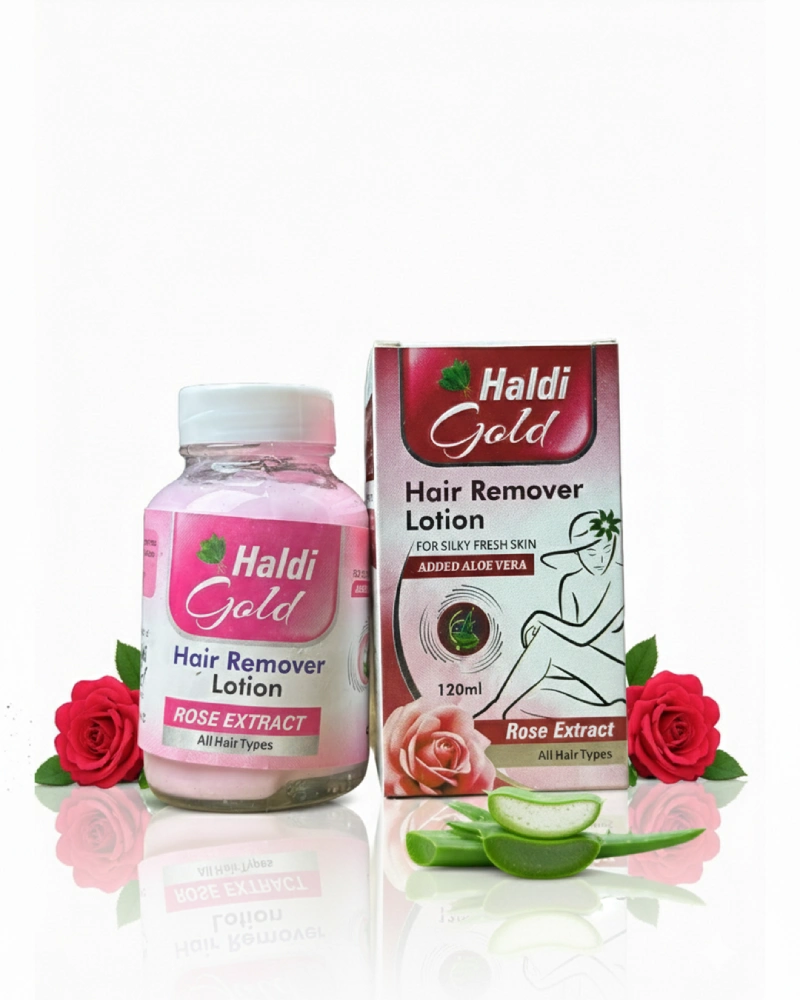 Haldi Gold Hair Remover Lotion with Rose Extract