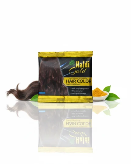 Haldi Gold Nourishing Permanent Hair Color – Dark Brown