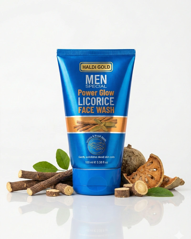 Men Special Power Glow Licorice Face Wash