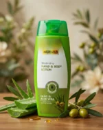 Olive & Aloe Vera Moisturizing Hand & Body Lotion (100 ml) - Image 3