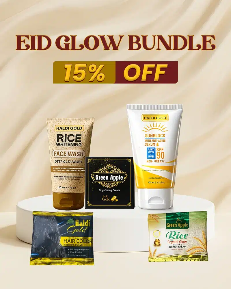 Haldi Gold Eid glow bundle Haldi Gold Eid glow bundle